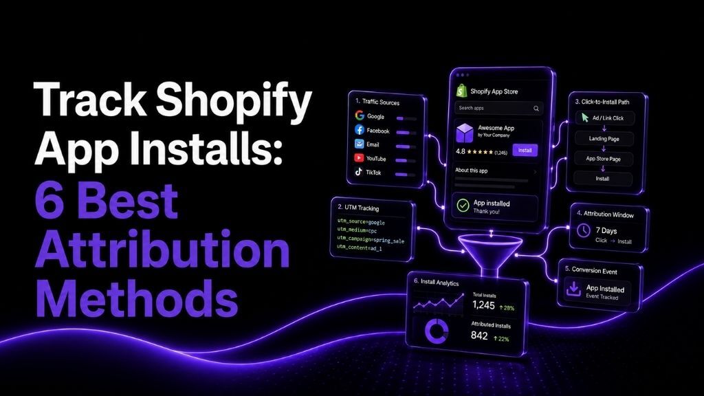 Track Shopify App Installs: 6 Best Attribution Methods