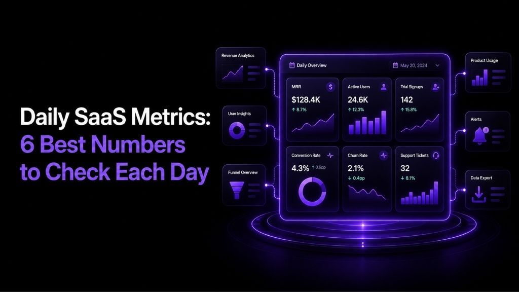 Daily SaaS Metrics: 6 Best Numbers to Check Each Day