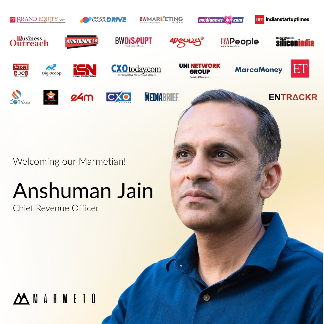 Marmeto Welcomes Anshuman Jain