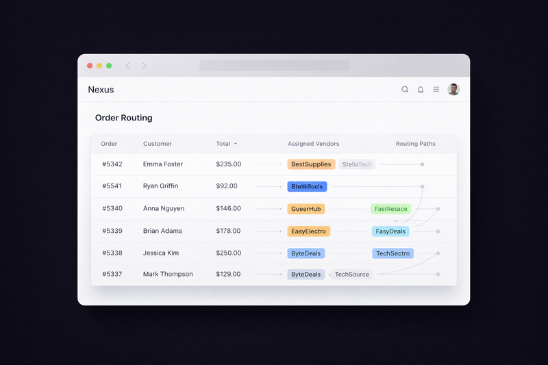 Feature illustration for Intelligent Order Routing & Execution