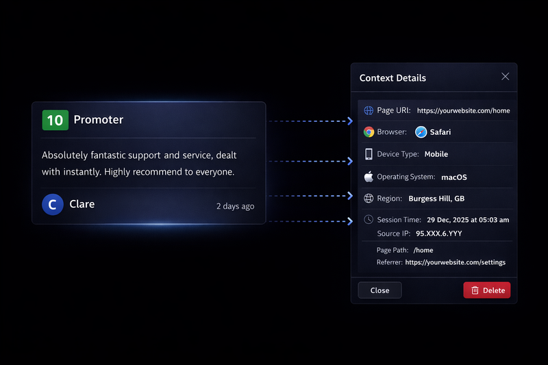Feature illustration for Context-Rich Responses