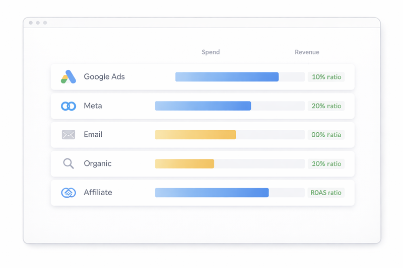 Feature illustration for Marketing performance and attribution